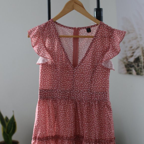 Pink Polka Dot Dress - Picture 1 of 2